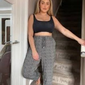 Printed pant with pockets